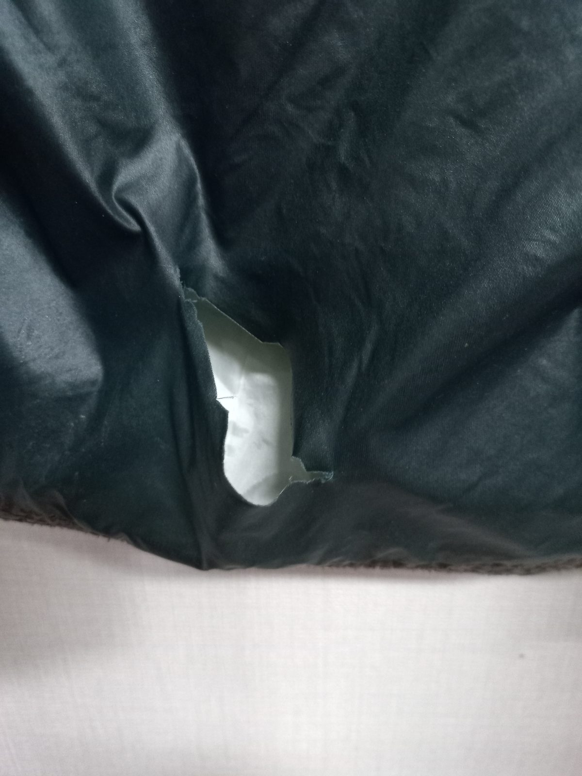 AD HOC 후드 패딩 조끼 브라운 사진 6