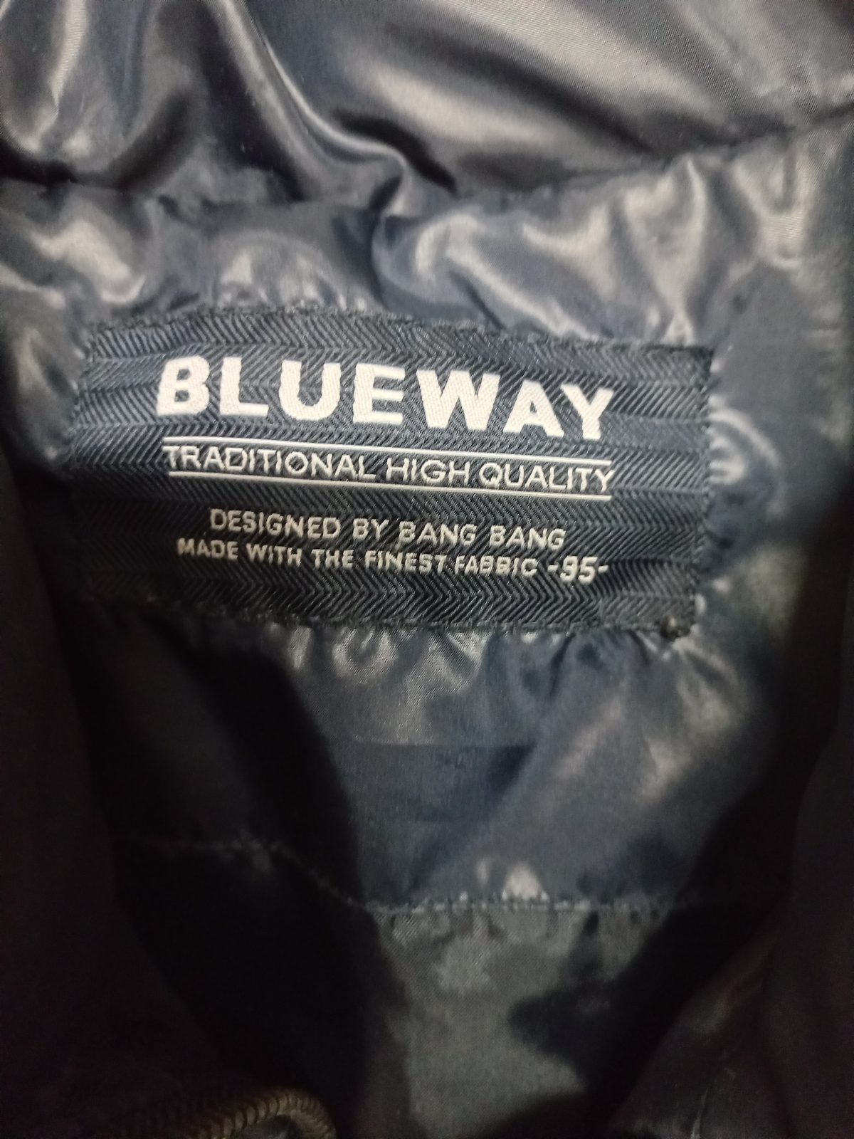 BLUEWAY 패딩 조끼 네이비 95 사진 5