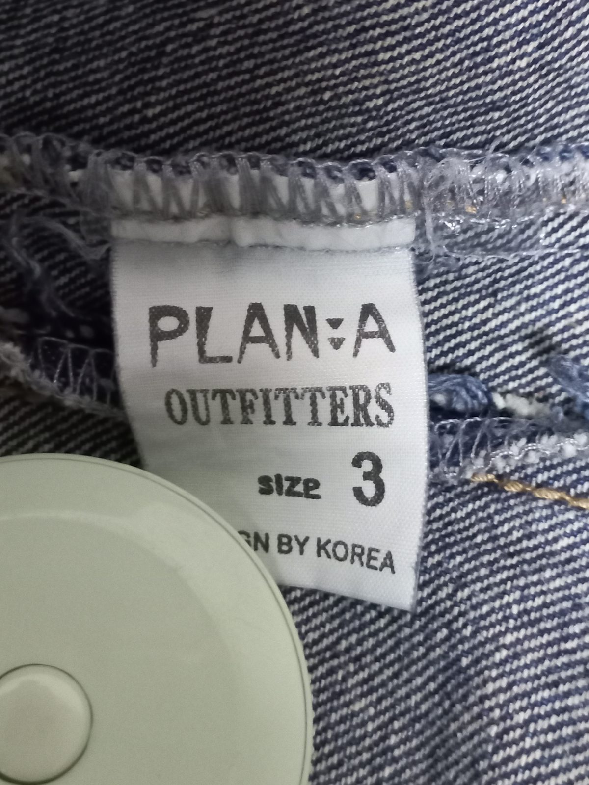 PLAN A 클래식 데님 트러커 자켓 3 사진 4