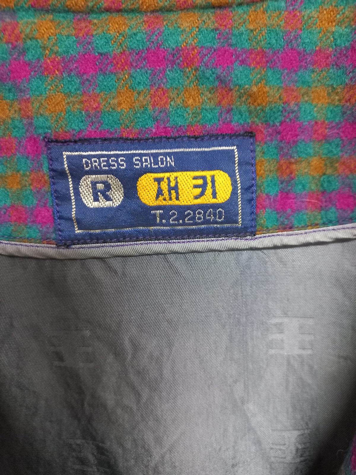 재키 체크 테일러드 자켓 사진 2