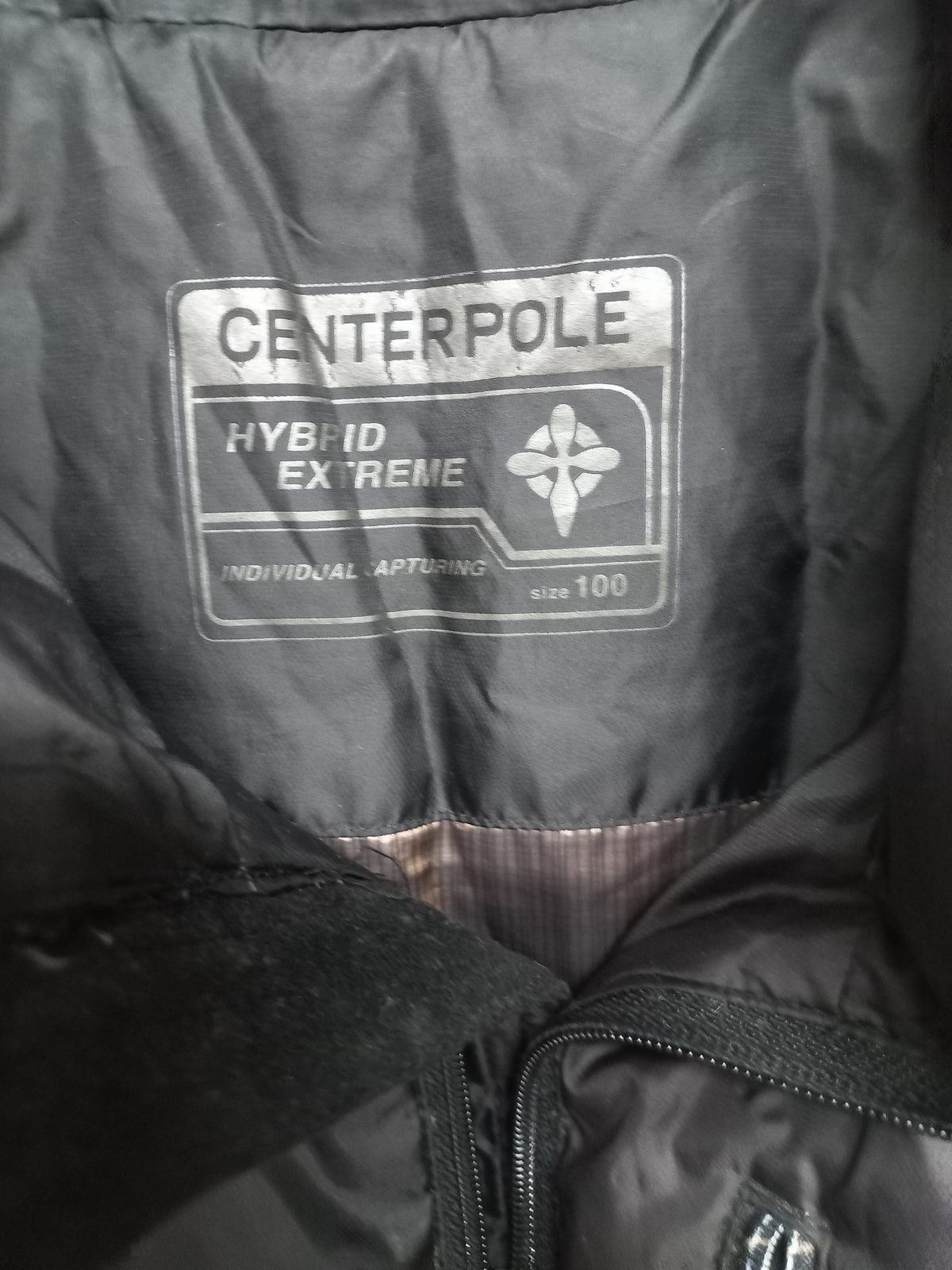 CENTERPOLE 패딩 조끼 블랙 100 사진 2