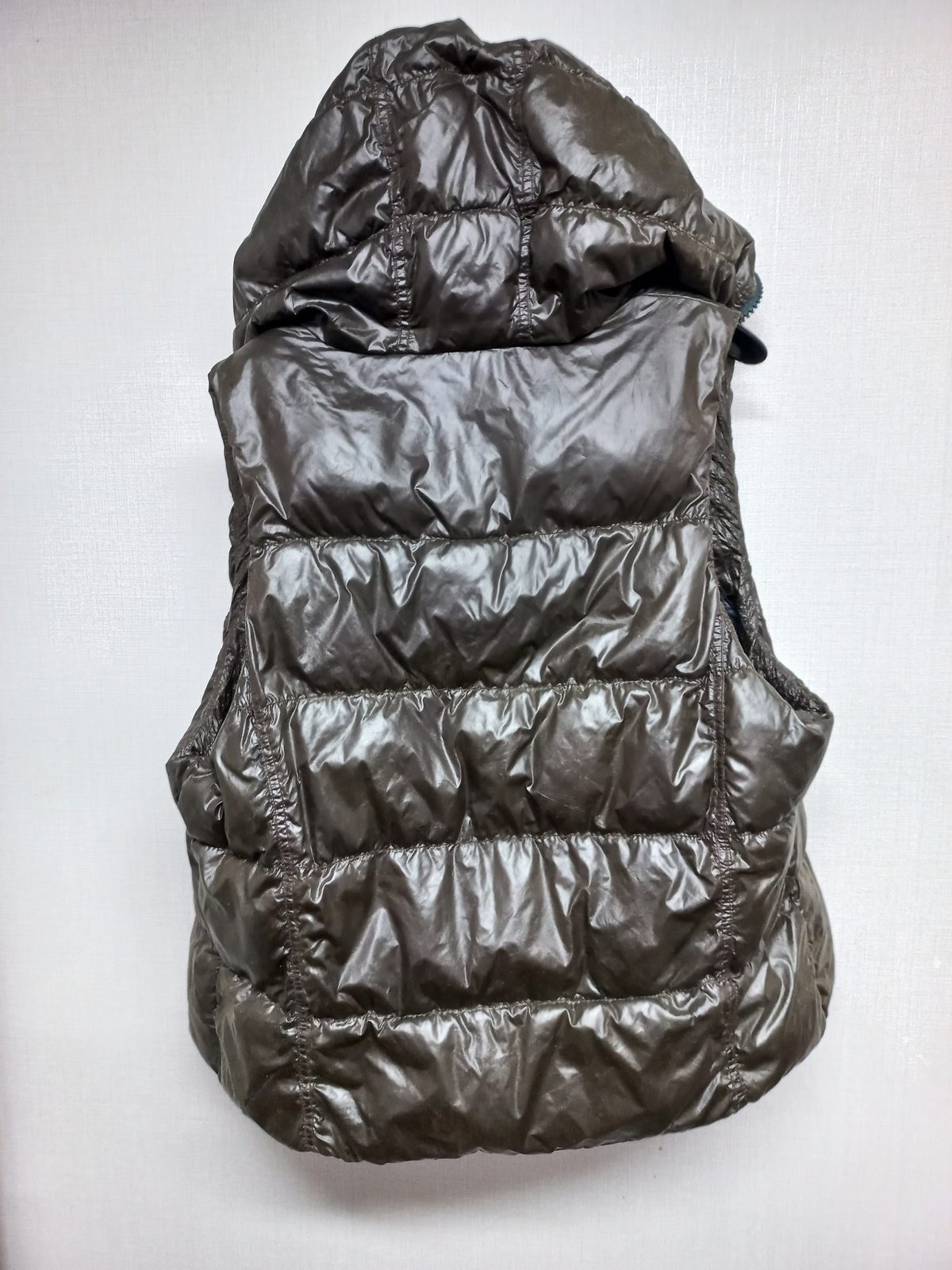 AD HOC 후드 패딩 조끼 브라운 사진 7