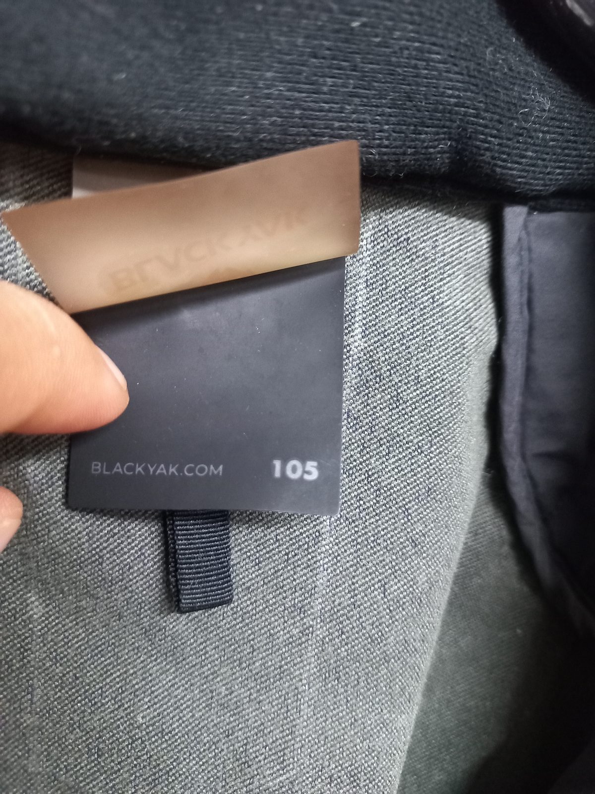 BLACKYAK 하이브리드 패딩 조끼 그레이네이비 105 사진 2