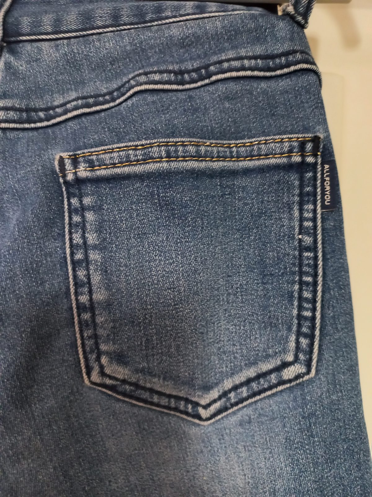 올포유 밑단장식 청바지 블루 70 사진 8