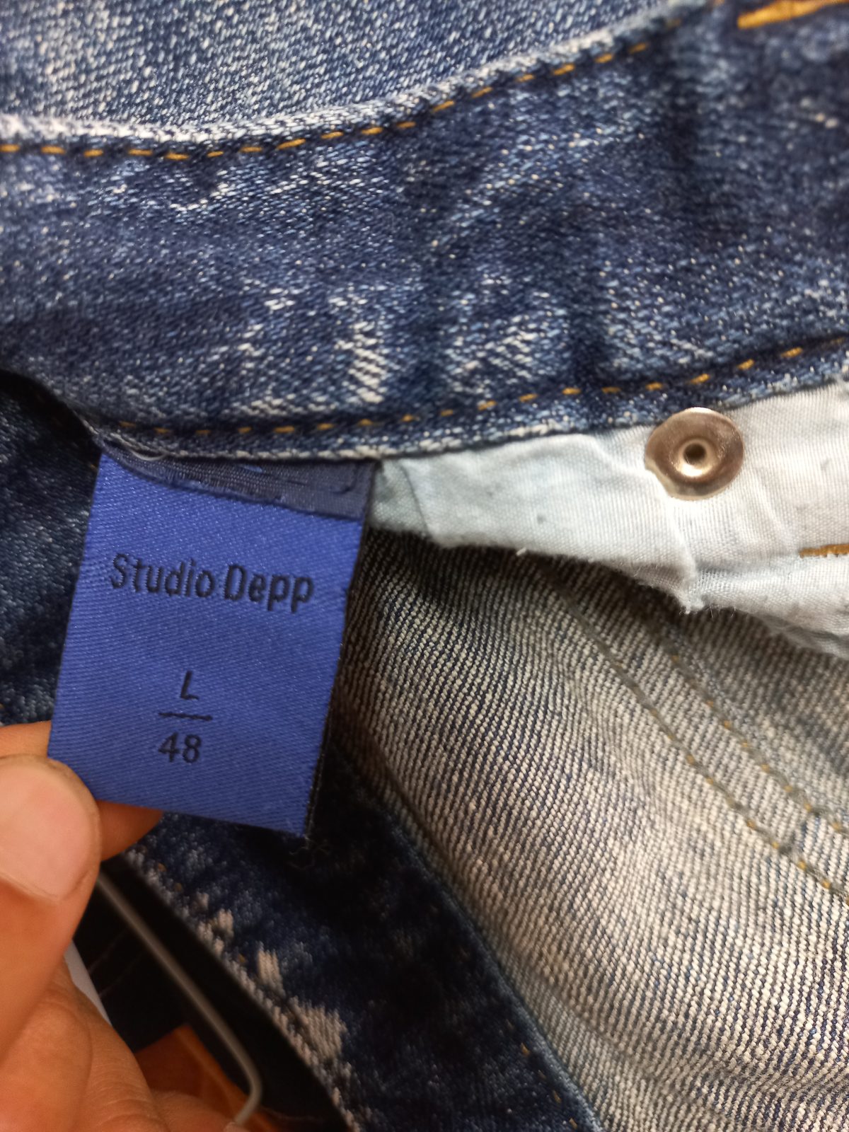 Studio Depp 컷팅 청바지 L(48) 사진 3