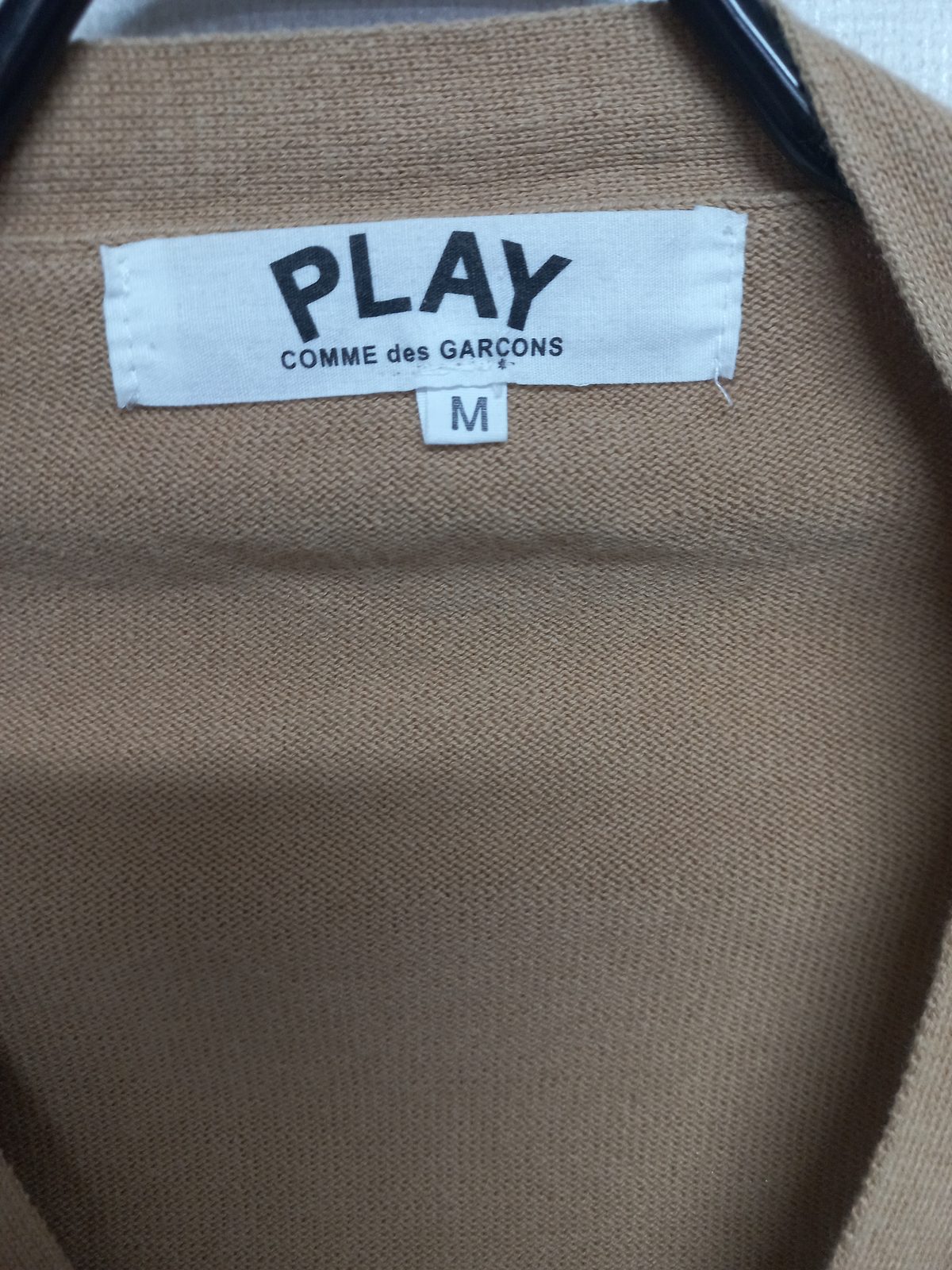 PLAY 하트와펜 브이넥 가디건 카멜 M 사진 2